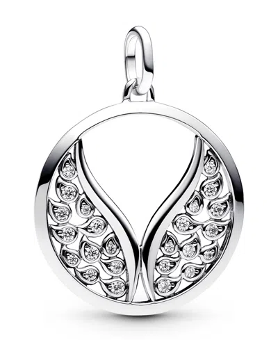 Pandora Sterling Silver Wings Oversized In Metallic