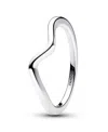 Pandora Sterling Wave Ring In Silver