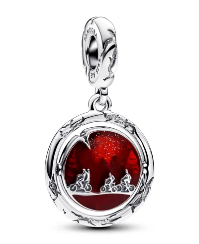 Pandora Stranger Things Glow-in-the-dark Upside Down Dangle Charm In Two Tone