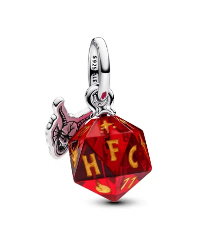 Pandora Stranger Things Hellfire Club Dice Dangle Charm In Red