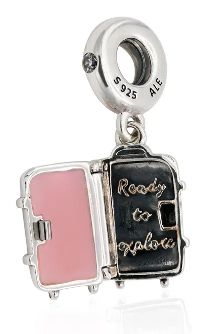 Pandora Suitcase Dangle Charm In Metallic