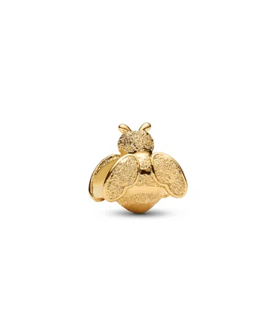 Pandora Textured Bee Mini Charm In Gold
