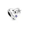 Pandora Thankful Heart & Stars Charm In White