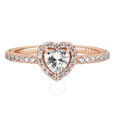 Pandora Timeless 14k Rose Gold-plated Sparkling Heart Ring
