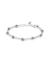 Pandora Timeless Silver Cz Chain Bracelet