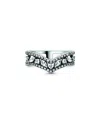 Pandora Timeless Silver Cz Wishbone Rings