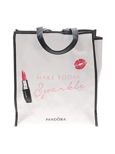 Pre-owned Pandora Tote Bag In White
