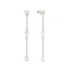 Pandora Treated Freshwater Cultured Pearl Drop Earrings In Metallic