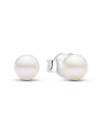 PANDORA TREATED FRESHWATER CULTURED PEARL STUD EARRINGS