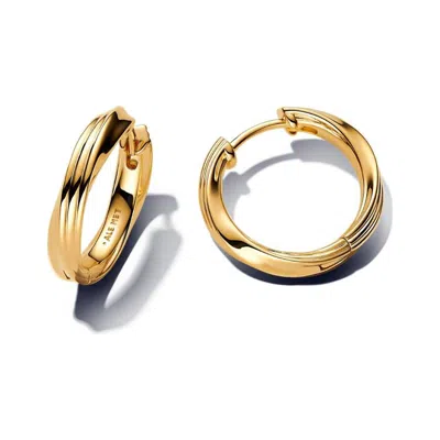 Pandora Twisted Hoop Earrings