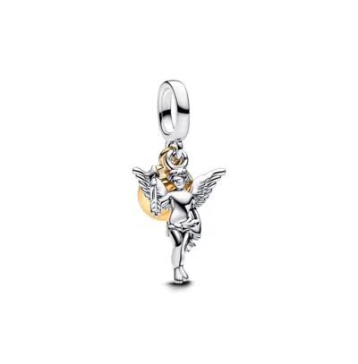 Pandora Two Tone Cupid Dangle Charms