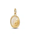 Pandora Two Tone Pegasus Medallion Charms In Gold