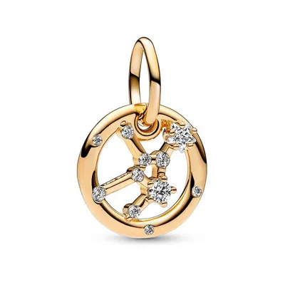 Pandora Virgo Zodiac Dangle Charm In Gold