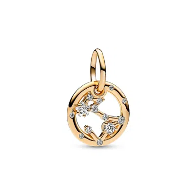 Pandora Pisces Zodiac Dangle Charm In Gold