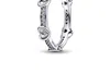 Pandora Women's Radiant Sparkling Hearts Ring In Silver In Metallic