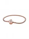 Pandora Women's Sparkling Crown Bracelet In Rose Gold In Gold