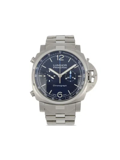 Pre-owned Panerai 2022  Luminor Chrono 44mm In Blue