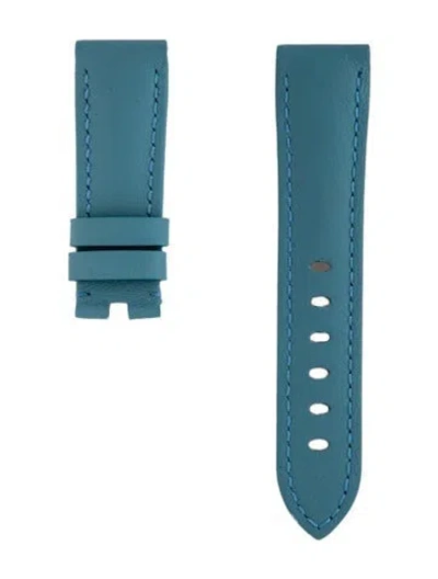 Pre-owned Panerai 20mm Watch Strap. In Blue