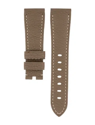 Pre-owned Panerai 22mm Watch Strap In Neutral