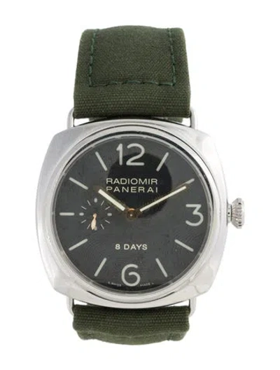 Pre-owned Panerai 8 Day Radiomir Watch In Multi