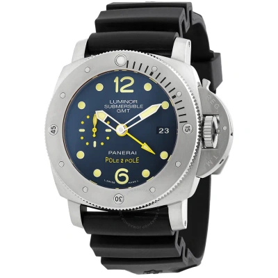 Panerai Automatic Blue Dial Men's Watch Pam00719 In Black