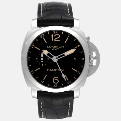 Pre-owned Panerai Black Stainless Steel Luminor Pam00531 Automatic Men's Wristwatch 44 Mm