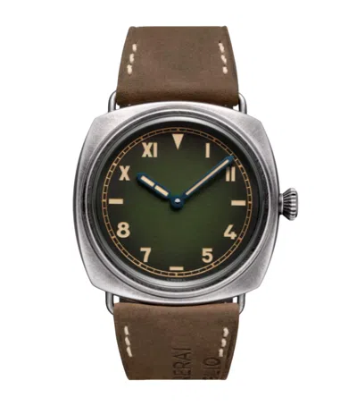 Panerai Brunito Esteel Radiomir Watch In Green