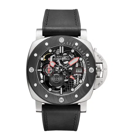 Panerai Ecotitanium Submersible S Brabus Etitanio Watch In Black
