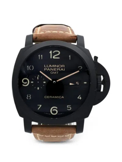 Pre-owned Panerai Luminor 1950 44mm Watch In Black