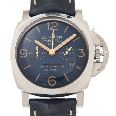 Panerai Luminor 1950 Equation Of Time Blue Dial Men's Watch Pam00670 In Metallic
