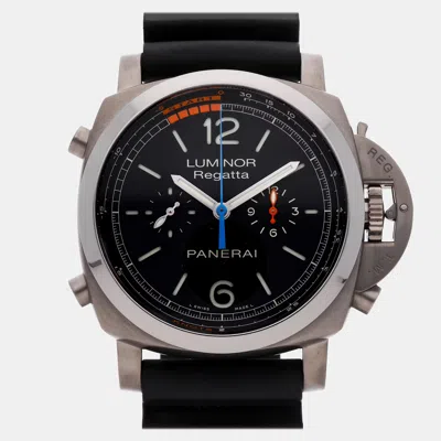 Pre-owned Panerai Luminor 1950 Regatta 3 Days Flyback Chronograph Pam 526