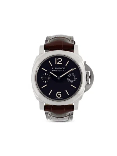Pre-owned Panerai Luminor 8 Days 44mm In Black