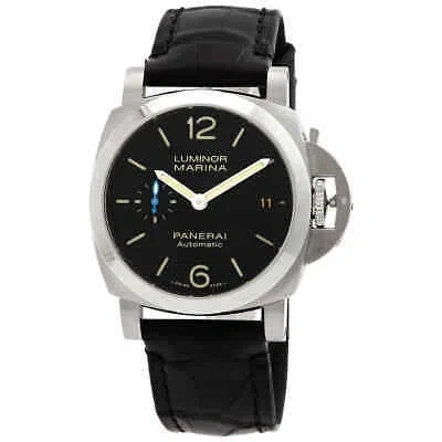 Pre-owned Panerai Luminor Automatic Black Dial Men's Watch Pam01372