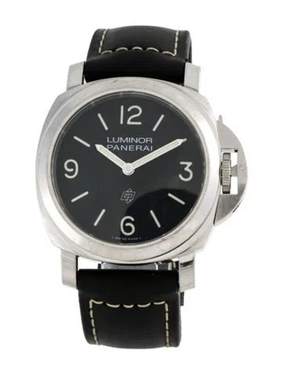 Pre-owned Panerai Luminor Base Logo Watch In Multi