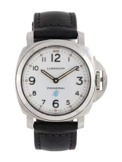 Pre-owned Panerai Luminor Base Logo Watch In Multicolor