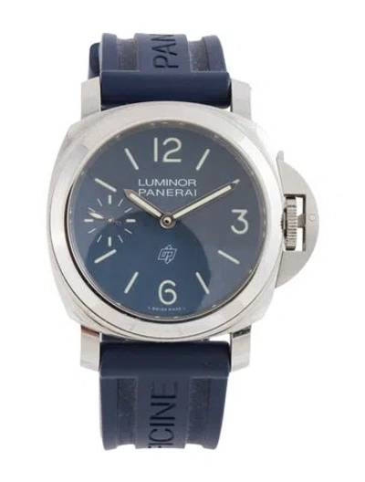 Pre-owned Panerai Luminor Logo Watch In Multicolor