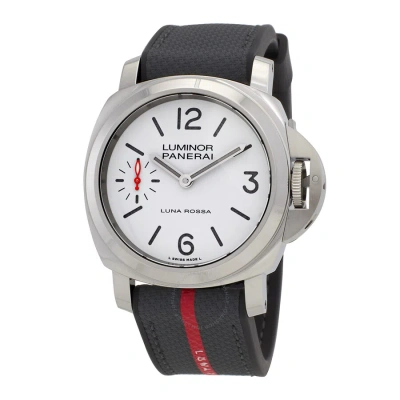 Panerai Luminor Luna Rossa Automatic White Dial Men's Watch Pam01342 In Metallic