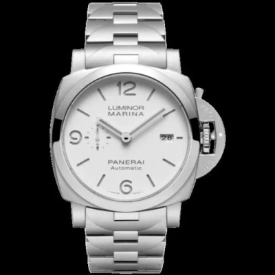 Pre-owned Panerai Luminor Marina Specchio White- 44mm - Pam 1564 - Pam01564 - (2024)