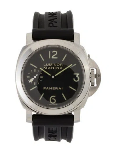 Pre-owned Panerai Luminor Marina Watch In Multi
