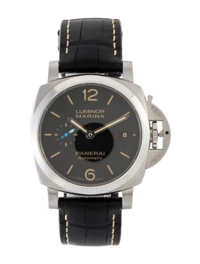 Pre-owned Panerai Luminor Marina Watch In Multi