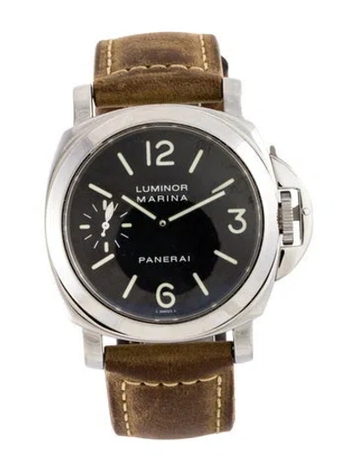 Pre-owned Panerai Luminor Marina Watch In Multi