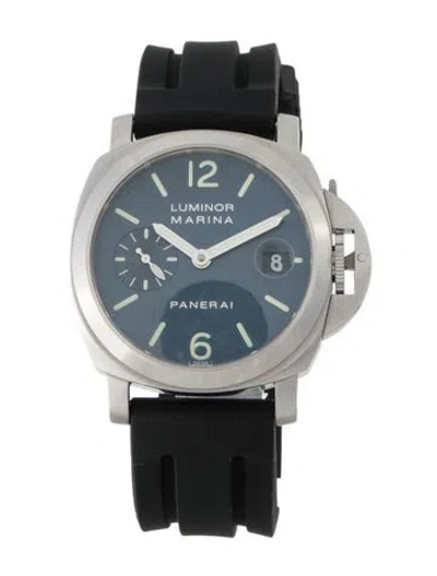 Pre-owned Panerai Luminor Marina Watch In Multi