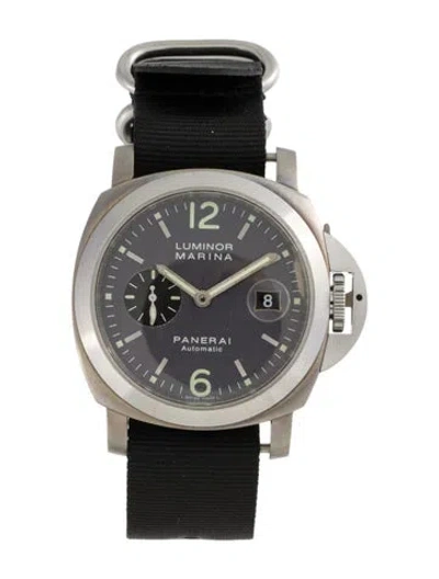 Pre-owned Panerai Luminor Marina Watch In Multicolor