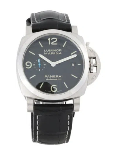 Pre-owned Panerai Luminor Marina Watch In Multicolor