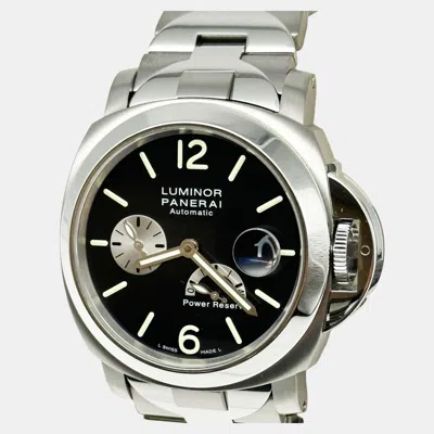Pre-owned Panerai Luminor Pam00171 Automatic Black Titanium Men's Wristwatch 44mm