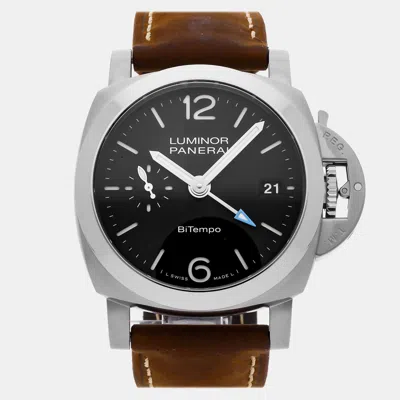 Pre-owned Panerai Luminor Quaranta Bitempo Pam 1365