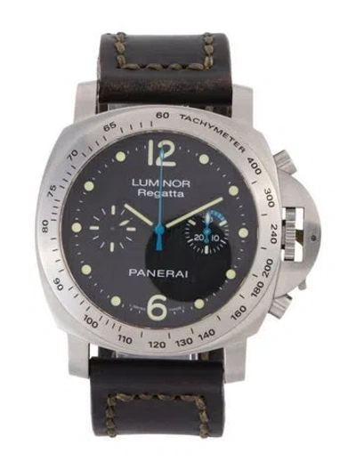 Pre-owned Panerai Luminor Regatta Special Edition Watch In Multi