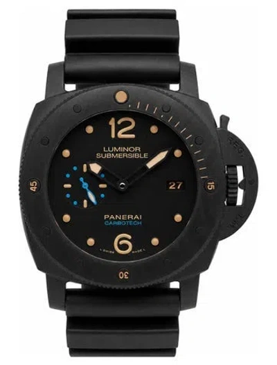 Pre-owned Panerai Luminor Submersible 1950 Carbotech Watch In Multicolor