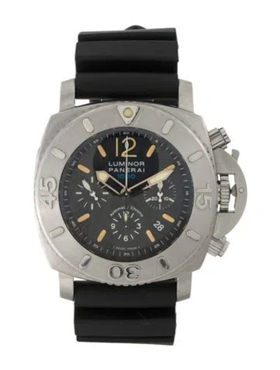 Pre-owned Panerai Luminor Submersible 1950 Chrono 1000m Watch In Multi