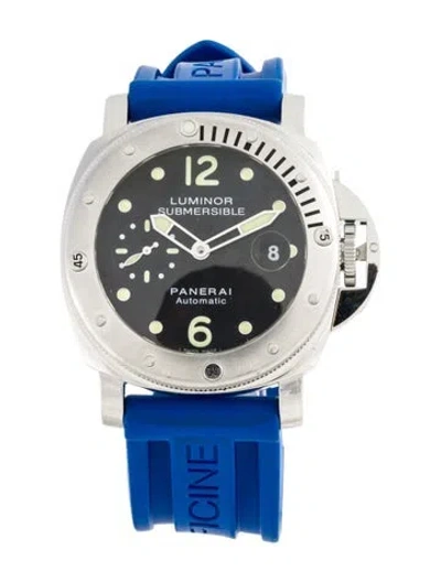 Pre-owned Panerai Luminor Submersible Watch In Multi